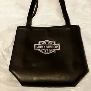 Harley Davidson leather purse . 1 inside pocket